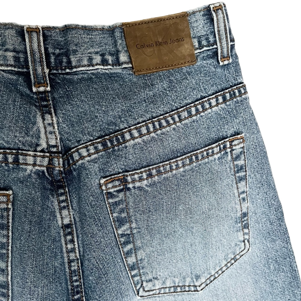 Vintage 90s Cotton Calvin Klein Women's Blue Jeans Size 8